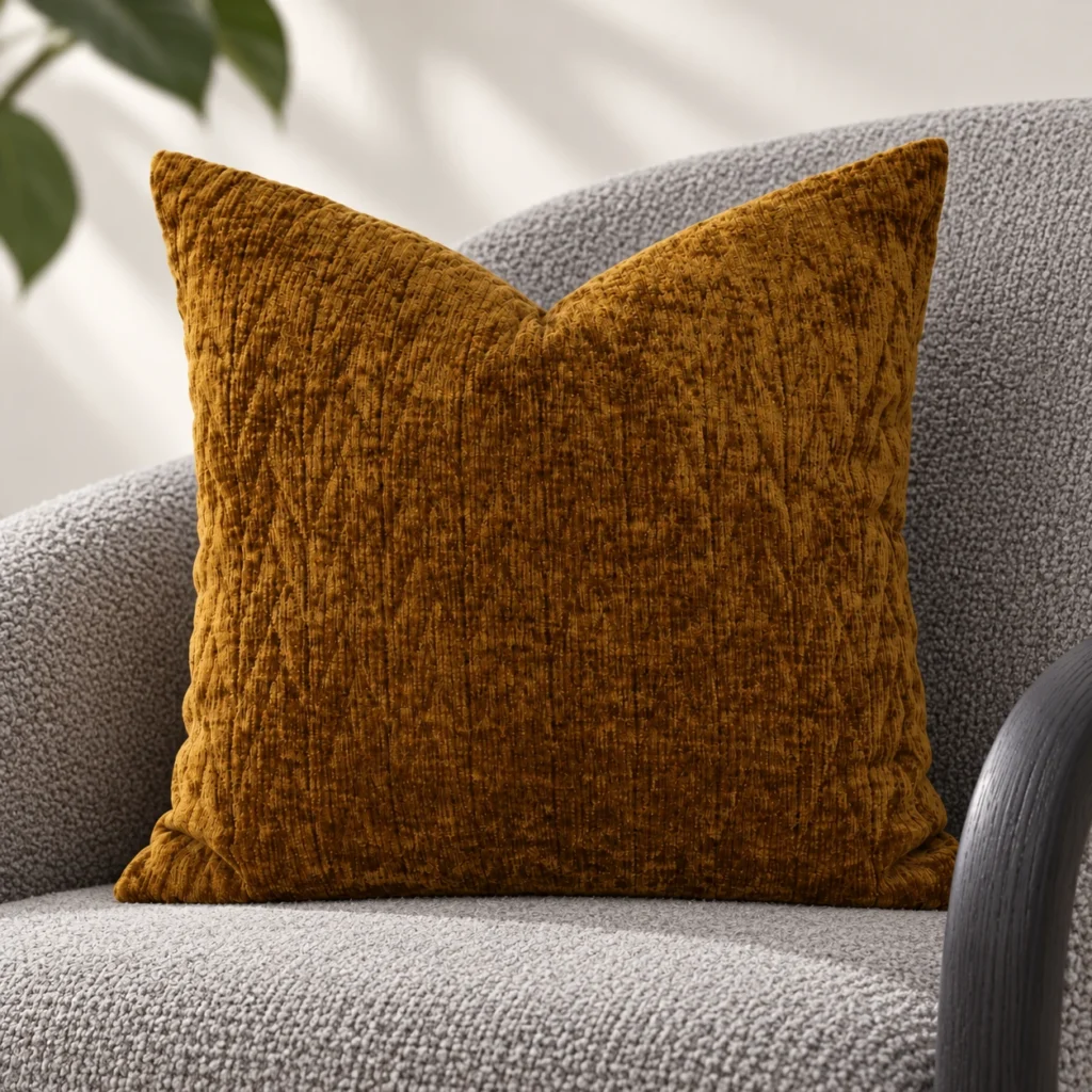 Textured Wrinkle Cushion 45 × 45 cm (17.72 × 17.72 in) AP260102E