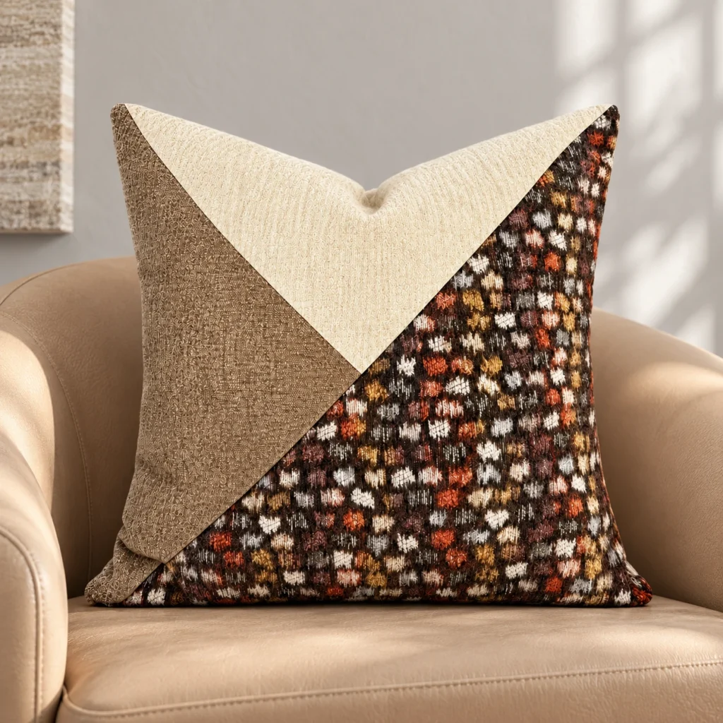 Patchwork Cushion 45 × 45 cm (17.72 × 17.72 in) AP260160A
