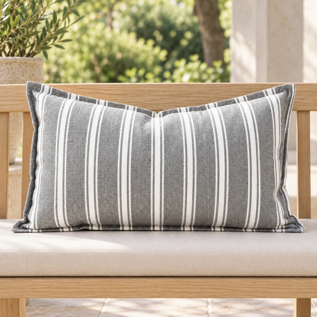 Striped Outdoor Cushion 30 × 50 cm (11.81 × 19.69 in) AP260191C