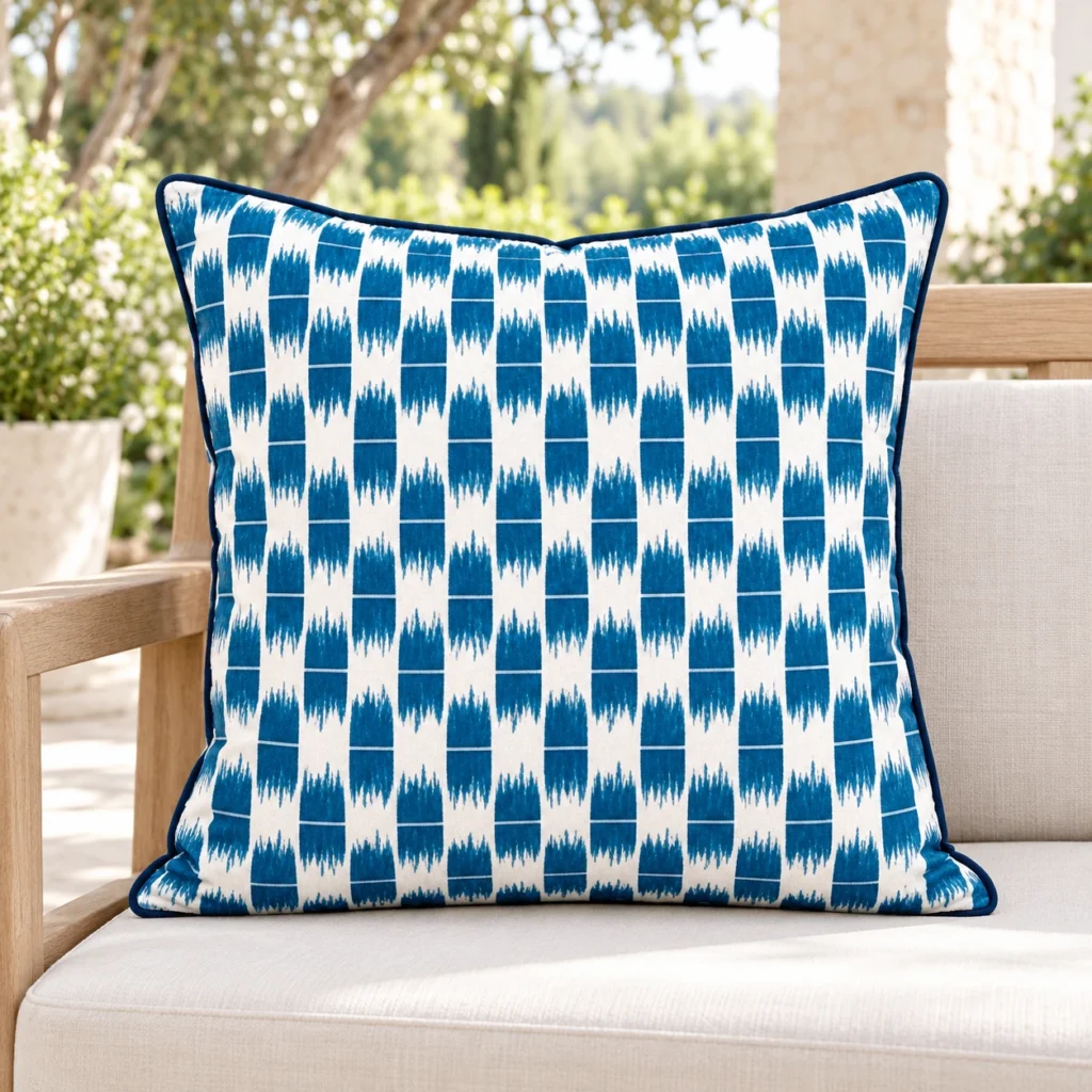 Waterproof Printed Outdoor Cushion 45 × 45 cm (17.72 × 17.72 in) AP260198