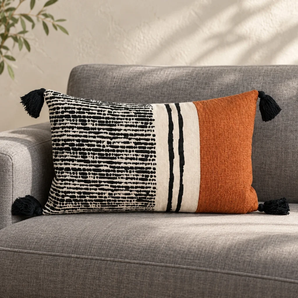 Patchwork Cushion 30 × 50 cm (11.81 × 19.69 in) AP260202