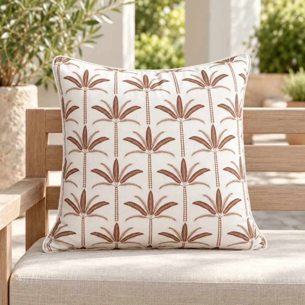 Waterproof Printed Outdoor Cushion 45 × 45 cm (17.72 × 17.72 in) AP260206