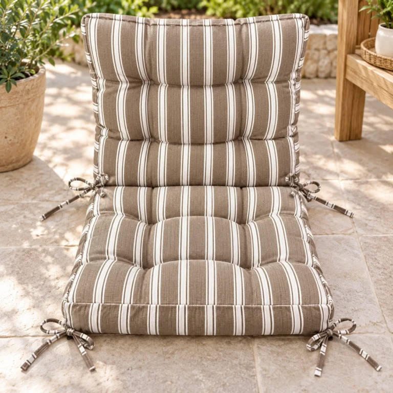 Striped Tufted Chair Cushion Set AP260218
