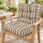 Striped Tufted Chair Cushion Set AP260218 – image 2