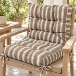 Striped Tufted Chair Cushion Set AP260218 – image 3