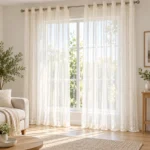 Sheer Grommet Curtain Panel AP260237A – image 2