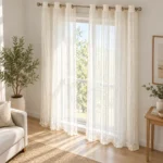 Sheer Grommet Curtain Panel AP260237A – image 3