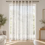 Sheer Grommet Curtain Panel AP260237B – image 1
