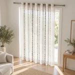 Sheer Grommet Curtain Panel AP260237B – image 3