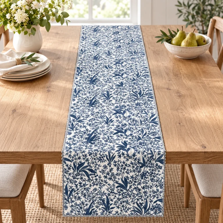 Printed Double-Layer Table Runner AP260319