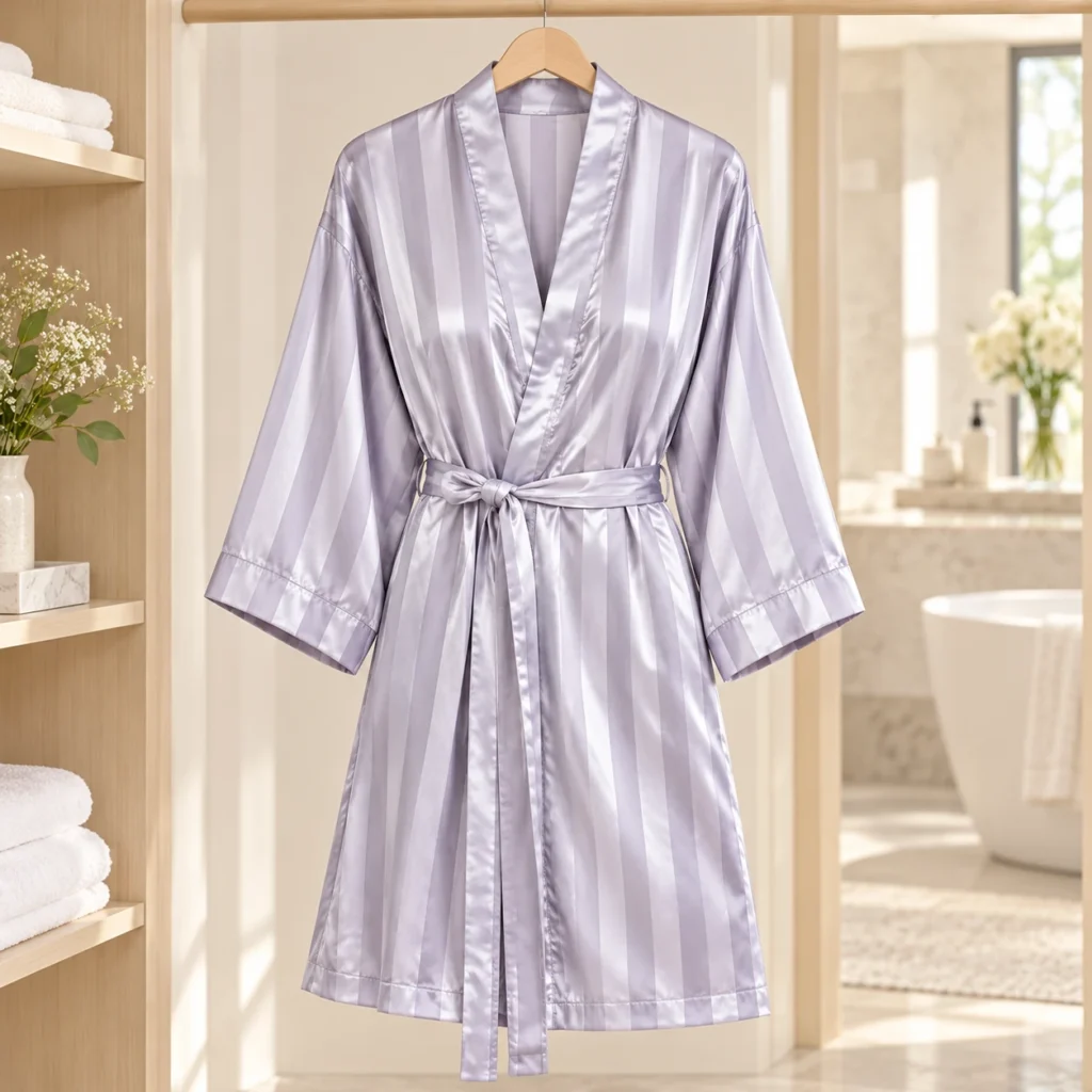 Satin Bathrobe Length 95 cm (37.4 in) AP260946