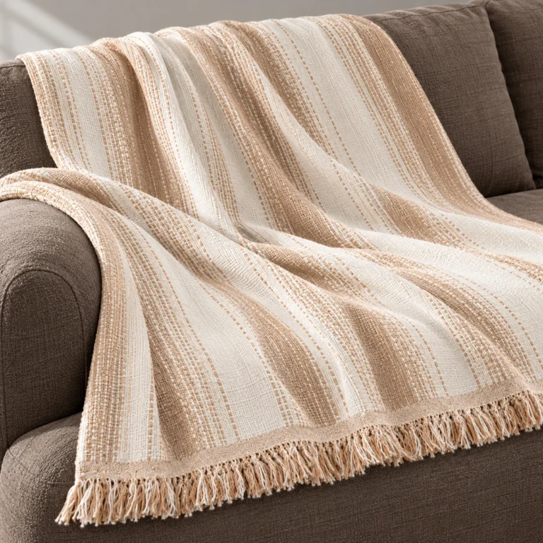 Jacquard Fringe Throw AP260992B