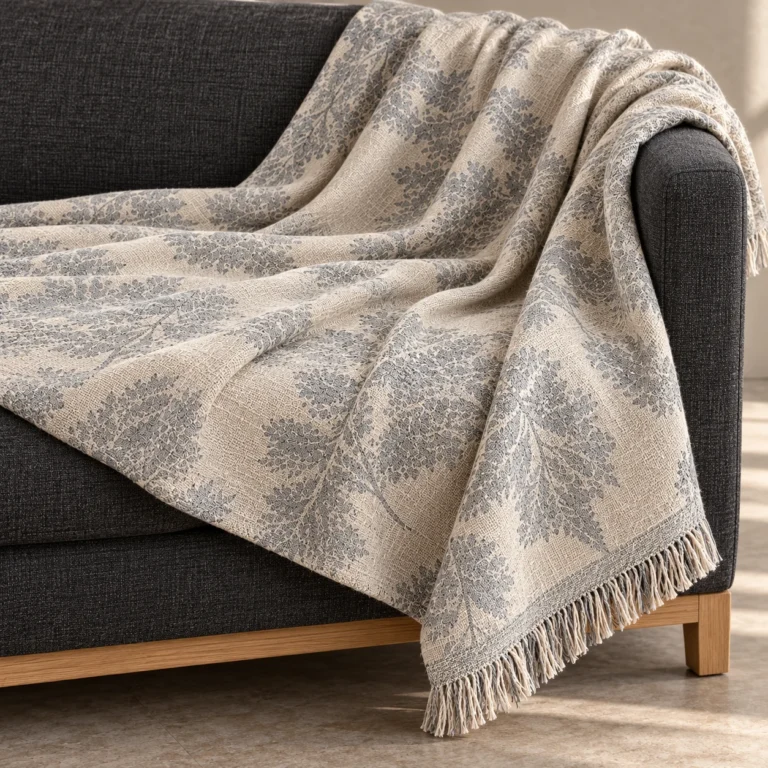 Jacquard Fringe Throw AP260993B