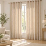 Jacquard Grommet Curtain Panel AP261007B – image 2