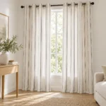 Linen Jacquard Grommet Curtain AP261010A – image 2