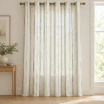 Linen Jacquard Grommet Curtain AP261010B – image 1