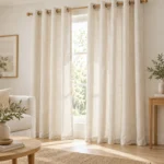 Linen Jacquard Grommet Curtain AP261011 – image 2