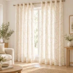 Linen Jacquard Grommet Curtain AP261012 – image 2