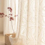 Linen Jacquard Grommet Curtain AP261012 – image 6
